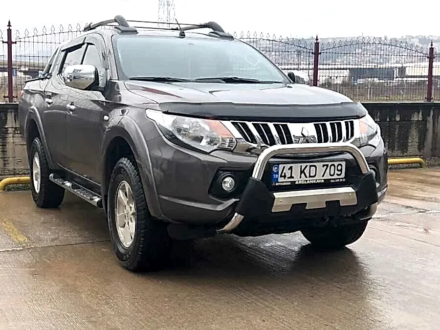 Mitsubishi L200 Uyumlu Ön Tampon Koruma Demiri 2007+ / 2020+ Poliüretan Pwt15 Parça
