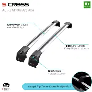 Honda Cr-V Uyumlu 2002-2006 Ace-2 Model Gri Ara Atkı A+ Kalite Parça