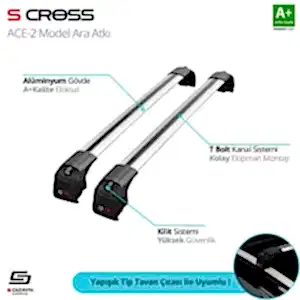 Togg T10X Uyumlu 2023 İle Uyumlu Ace-2 Model Gri Ara Atkı A+ Kalite Parça