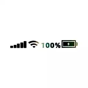 Şarj-Wifi Göstergeli Sticker Çok Renkli 45*5 Cm / Yaci126-1