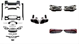 2013+ Maserati Uyumlu Quattroporte Uyumlu Trofeo Facelift Body Kit Parça
