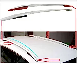 Volkswagen Tiguan Uyumlu 2008 2015 Tavan Çıtası Gümüş Parça