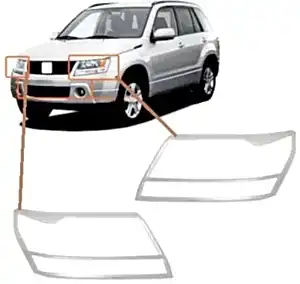 Suzuki Grand Uyumlu Vitara 2007 2012 Ön Far Kaplama ABS ürününü inceleyin. Özellik, kullanım ve uyumluluk bilgilerini ürün sayfasından kontrol edin.