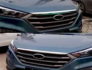 Hyundai Tucson Uyumlu 2015 2020 Ön Kaput Koruma Krom Parça
