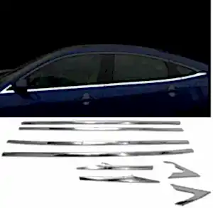Honda Civic Uyumlu 2016 Sonrası Cam Çıtası Krom Parça