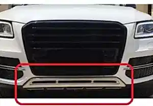 Audi Q5 Uyumlu 2010 2017 Ön Tampon Altı Krom Parça