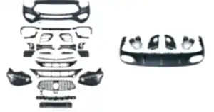 2016-2020 E Uyumlu Coupe İçin 2021+ Amg Facelift Body Kit Parça