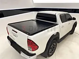 Nissan Navara Uyumlu 3 S-Back Sürgülü Kapak Siyah V1 2015 Üzeri Parça