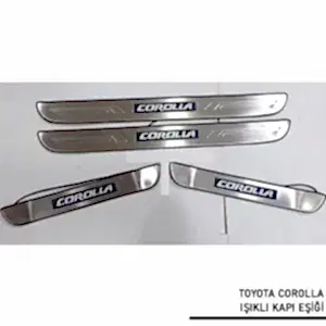 Toyota Corolla Uyumlu -2014 Işıklı Kapı Eşiği Parça