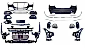 W223 S Seri̇si̇ 2021+ Maybach Body Kit (Krom Si̇s Kapakli)