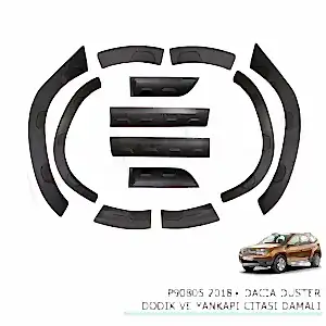 Dacia Duster Uyumlu Dodik Ve Yan Kapı Çıtası Dam 2018+ Parça