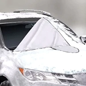 Tesla Model X Ön Cam Için Kar Ve Güneş Koruyucu Branda