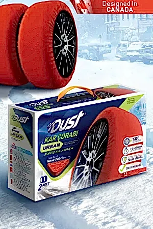 Kar Çorabı Uyumlu 245 35 Lastik R17 Jant Ölçülerine Uyumlu Yüksek Kaliteli Zincir Muadili Ürün Dust Parça