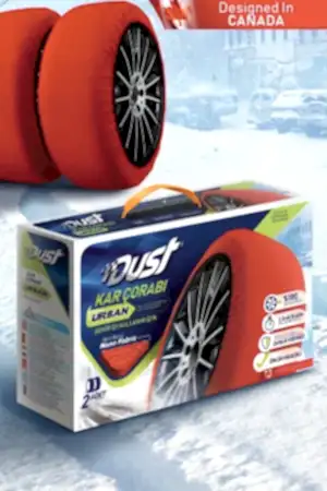 Kar Çorabı Uyumlu 215 75 Lastik R17 Jant Ölçülerine Uyumlu Yüksek Kaliteli Zincir Muadili Ürün Dust Parça