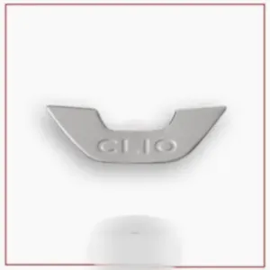 Renault Clio Uyumlu 4 Krom Amblem Çerçevesi 2012-2016 Hatchback Paslanmaz Çelik Parça