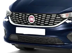 Fiat Egea Uyumlu Ön Panjur 2021 Sonrası Paslanmaz Çelik Parça