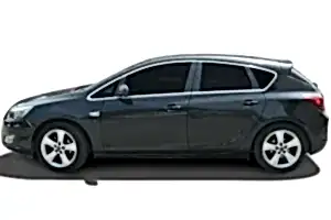 Opel Astra Uyumlu J Cam Çerçevesi Hatchback 2012-2019 Paslanmaz Çelik Parça