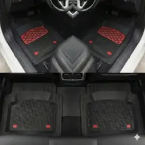 Safir Nissan Uyumlu Primera Havuzlu Universal Paspas Krom Kırmızı Parça