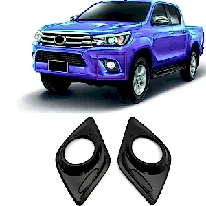 Toyota Hilux Uyumlu Sis Lambası Kapağı Siyah Abs 2016 Sonrası