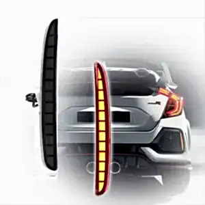 Honda Civic Uyumlu Fc5-Fk7 2016-2020 Type-R Arka Reflektör Ledi Hareketli
