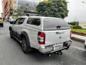 Mitsubishi L200 Uyumlu Camlı Kabin Aeroklas Sürgülü Yan Camlı 2019+