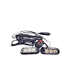 Çakar Lamba 3X2 Led 12W 12-24V Amber-Amber / Lapa197