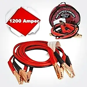 Auto Kit Uyumlu Akü Takviye Kablosu Şeffaf Çanta 1200 Amper