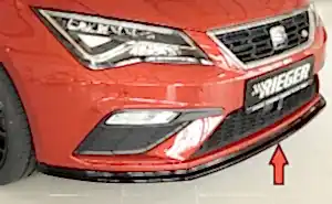 Seat Leon Uyumlu Mk3 Rieger Ön Lip 17-18