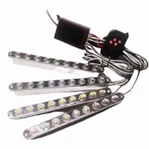 4X9 Ledli Panjur İçi Çakar Lamba Sarı Sarı - Sarı Sarı 12V/Lapa182-2
