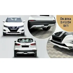 Nissan Qashqai Uyumlu 2018 Ön Arka Koruma