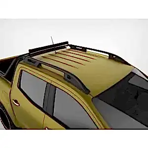 Nissan Navara Uyumlu 2016 Sonrası Tavan Çıtası Falcon Black Siyah