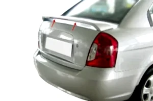 Hyundai Accent Uyumlu Era Mc Spoiler Bagaj Yüksek (Işıklı) Fiber 2006-2011
