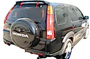 Honda Cr-V Uyumlu Spoiler Cam Üstü Fiber 2001-2006