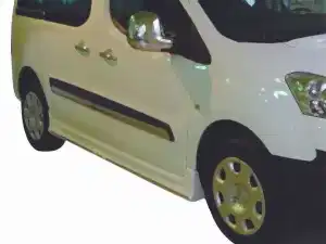 Citroen Berlingo Uyumlu 2 Marşpiyel Kromlu 2 Parça Fiber 2008 Ve Sonrası