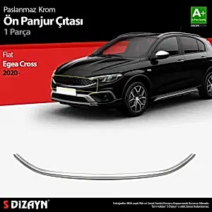 Fiat Egea Uyumlu Cross Krom Ön Panjur Çıtası 2020 Üzeri