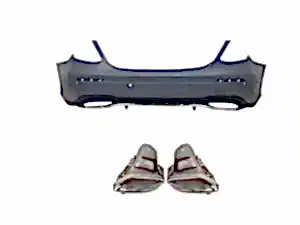 Mercedes W213 Uyumlu E Serisi Oem Amg Arka Tampon Egzoz