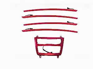 Bmw 3 Uyumlu Serisi F30 Ambians Set (Klima Panel Ve Kapılar) - Kırmızı Renk