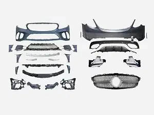 Mercedes W205 Uyumlu C Serisi Makyajlı Amg Oem Tampon Seti ( Oem Amg Dönüşüm )