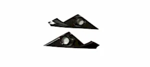 Honda Civic Uyumlu Fc5 Tweeter Kaplama - Piano Black