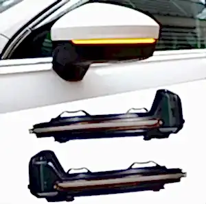 Volkswagen Tiguan Uyumlu 2016+ Dinamik Led Ayna Sinyali Mavi Selamlama