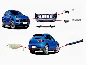 Porsche Macan Uyumlu 2014-2017 Tech-Art Body Kit
