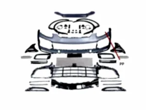 Porsche Cayenne Uyumlu 2011-2014 Facelift 2020+ Yükseltme 9Y0 Turbo Body Kit