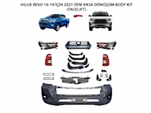Toyota Hilux Uyumlu 2016-2020 İçin 2021 Yeni Kasa Dönüşüm Body Kit (Facelift)