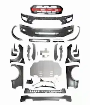 Ford Ranger Uyumlu T7 Ve T8 Raptor Dönüşüm (Çamurluklar Dahil Tam Set)
