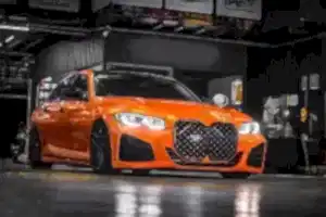 Bmw 3 Uyumlu Serisi G20 İçin G22 Dönüşüm Ön Tampon & Panjur Seti