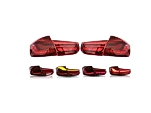 Bmw 3 Uyumlu Serisi F30 Dragon Led Stop Dinamik Animasyonlu - Kırmızı