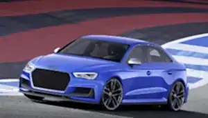 Audi A3 Uyumlu Sedan 2013-2016 Rs3 Ön Tampon Seti (Sedan) - Sis Yuvasız Model