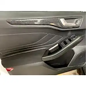 Ford Focus Uyumlu 2019+ Panel Kaplama Kalın Model - Karbon (Abs)