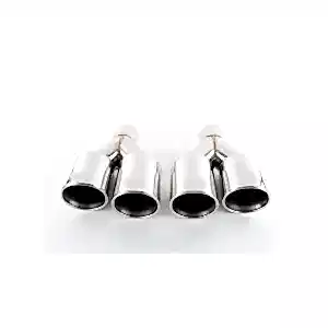 Bmw M-Performance Uyumlu Yuvarlak Egzoz Ucu Seti Silver