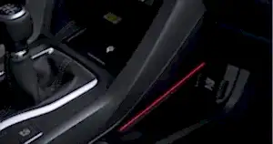 Honda Civic Uyumlu Fc5 2016-2020 Vites Konsol Aydınlatma - Kırmızı